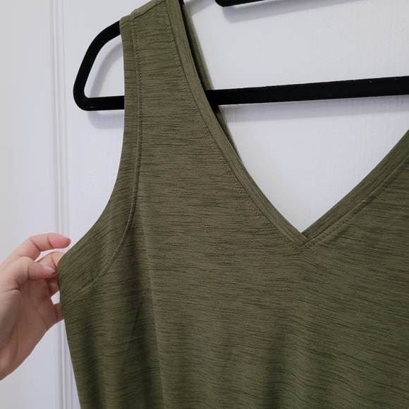 Active Breathe On, Small Tall, green, v-neck jumpsuit, wide leg - Picture 8 of 10